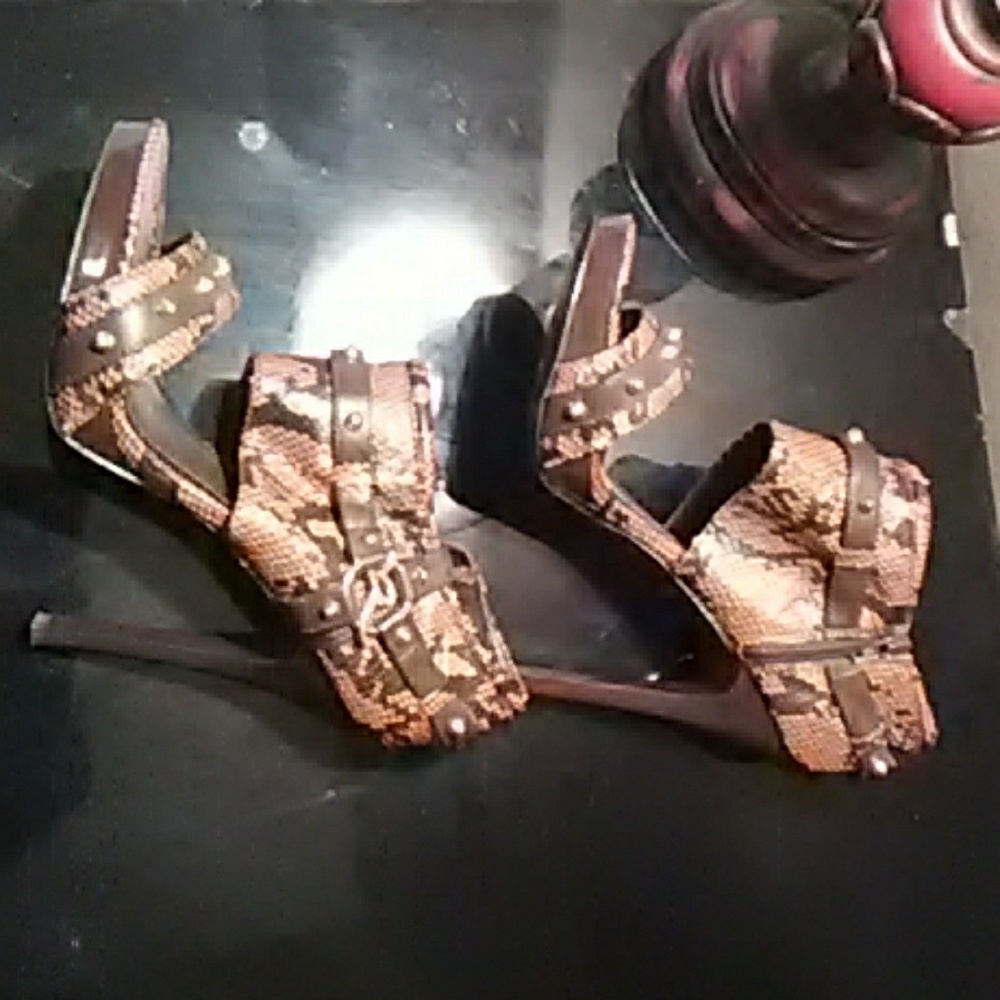 Rocawear stilettos.